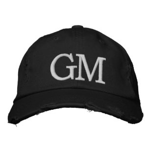 MONOGRAMMED HATS