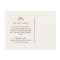 Monogrammed Home Moving Announcement Postcard