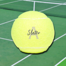 Monogrammed Initial Custom Tennis Ball Gift