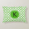 Monogrammed Kelly Green Quatrefoil Pattern