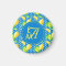 Monogrammed Lemon Tree Azure Blue Newlywed Decor