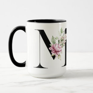 Monogrammed Letter M   Coffee Mug