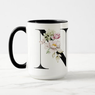 Monogrammed Letter N Coffee Mug