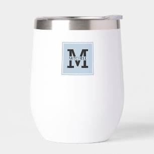 Monogrammed Modern and Minimalist Personalized