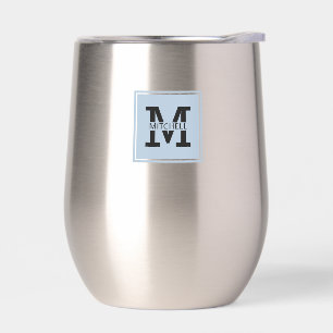 Monogrammed Modern and Minimalist Personalized