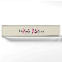 Monogrammed Modern Calligraphy Name Initials
