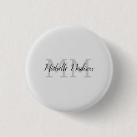 Monogrammed Modern Handwriting Name Initials