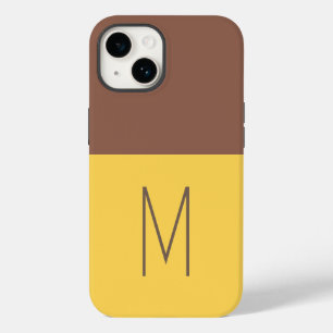 Monogrammed Modern Plain Initial  Case-Mate iPhone 14 Case