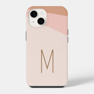 Monogrammed Modern Plain Initial Case-Mate iPhone 14 Case