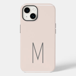 Monogrammed Modern Plain Initial Case-Mate iPhone 14 Case