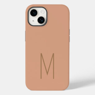 Monogrammed Modern Plain Initial Case-Mate iPhone 14 Case