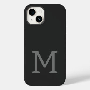Monogrammed Modern Plain Initial Case-Mate iPhone 14 Case
