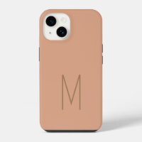 Monogrammed Modern Plain Initial