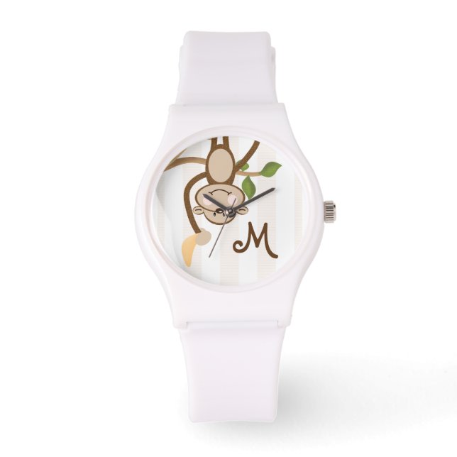 Monogrammed Monkey Banana Watch (Front)