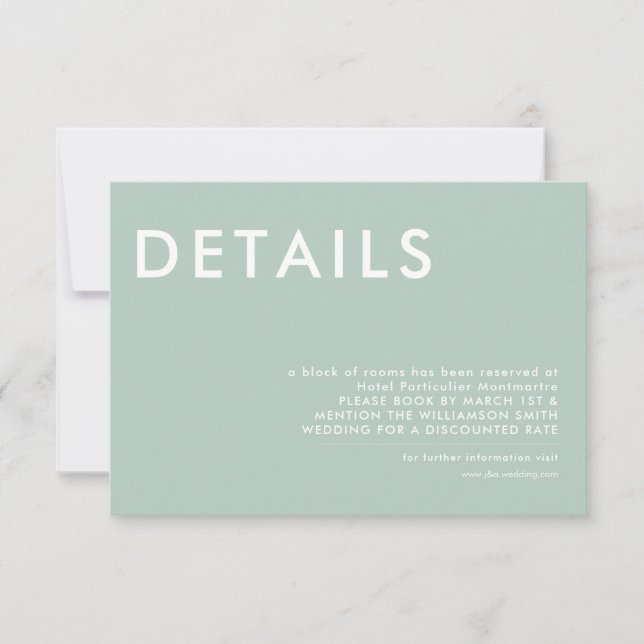 monogrammed,name, invitation (Front)
