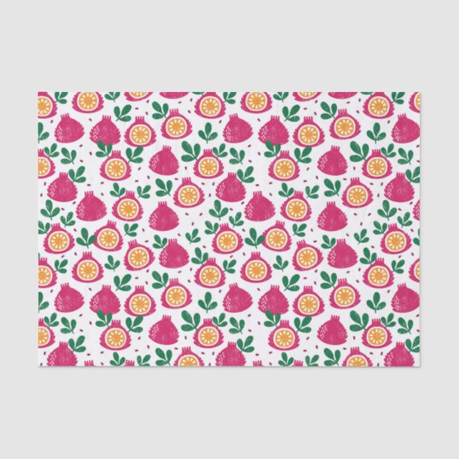 monogrammed,name, tissue paper (Front)