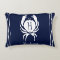 Monogrammed Navy Blue White Crab Nautical  