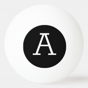 Monogrammed Personalised Initial Sport Ping Pong Ping Pong Ball