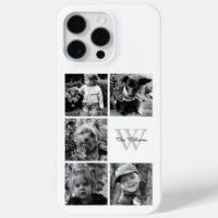 Monogrammed Photo Collage
