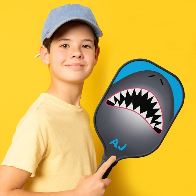 Monogrammed Pickleball Shark Paddle (Creator Uploaded)