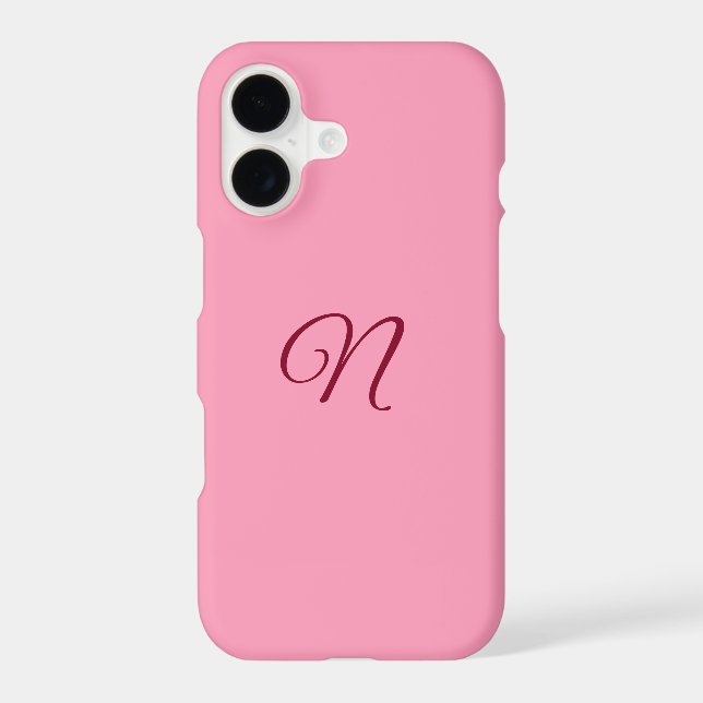 Monogrammed pink  (Verso)