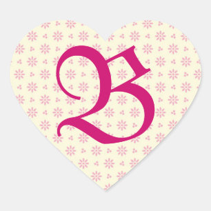 Monogrammed Pink Eyelet Sticker