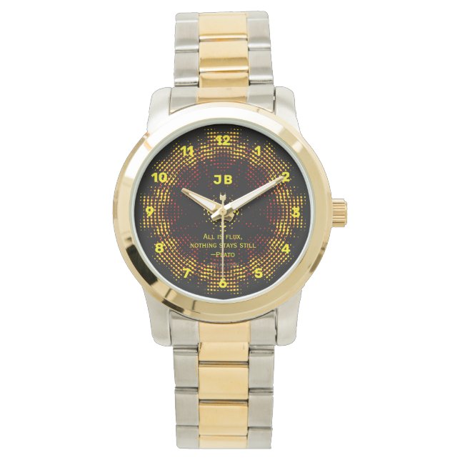 Monogrammed Plato eWatch Watch (Front)