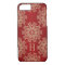 Monogrammed Red and Gold Exotic Medallion
