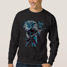 Monogrammed Rock On Heavy Metal Sweatshirt
