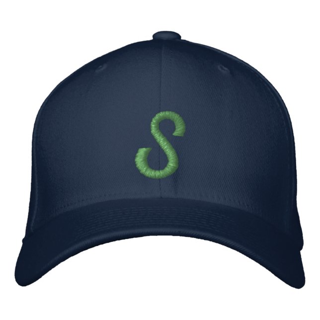 Monogrammed S Adjustable Cap (Front)