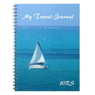 Monogrammed Sailing Travel Journal