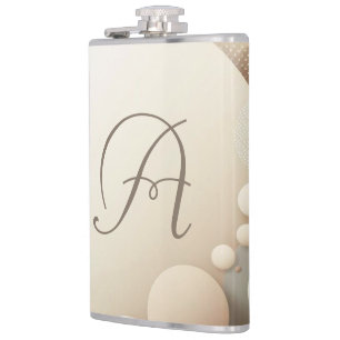 Monogrammed Sphere Harmony Hip Flask