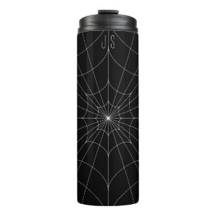 Monogrammed Spiderweb Thermal Tumbler
