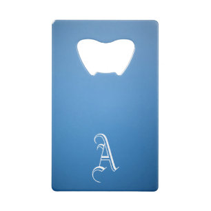 Monogrammed Stainless Steel Bottle Opener Credit Card Bottle Opener