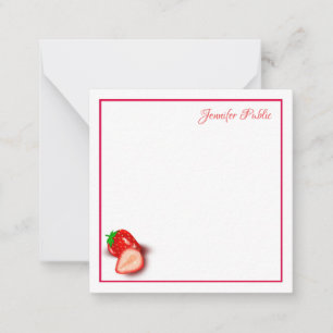 Monogrammed Strawberry Template Calligraphy Script