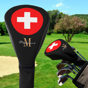 Monogrammed & Switzerland Golf Clubs Covers /Swiss