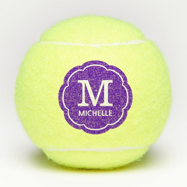 Monogrammed Tennis Balls (Front)