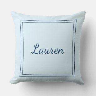 Monogrammed Throw Pillow