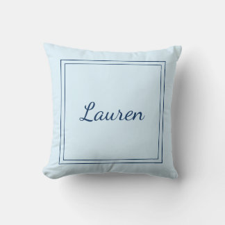Monogrammed Throw Pillow