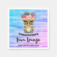 Monogrammed Tiki Bar Party