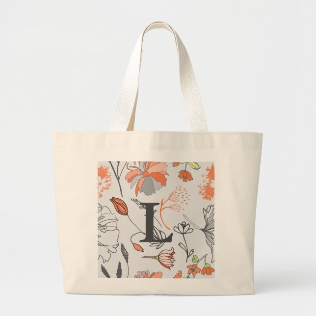 monogrammed tote bags (Front)