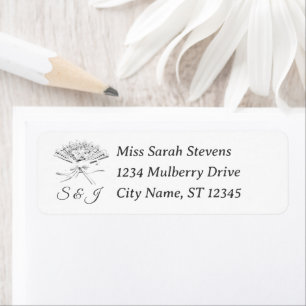 Monogrammed Victorian Fan