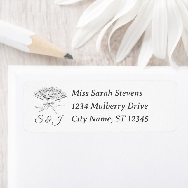 Monogrammed Victorian Fan (Insitu)