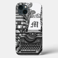 Monogrammed Vintage Writer's Theme Colour Me