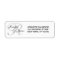 Monogrammed Wedding Custom Address Label