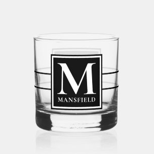 Monogrammed Whiskey Glass