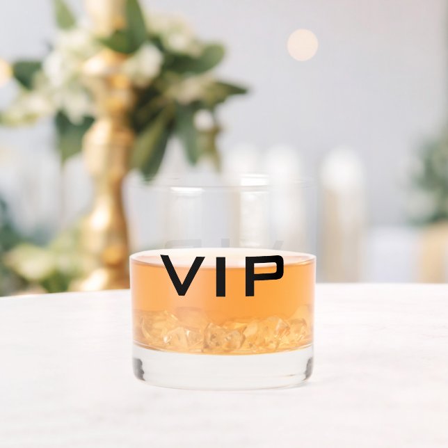 Monogrammed whisky glasses with modern typography (Insitu (Wedding))