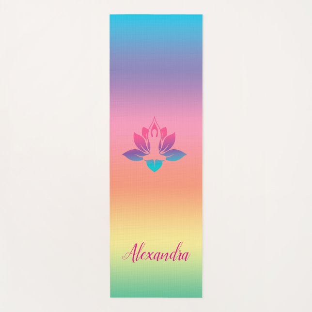 Monogrammed Yoga Mat (Front)