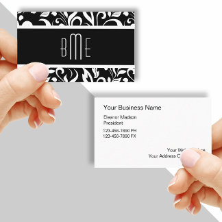Monogrammes Cartes de visite