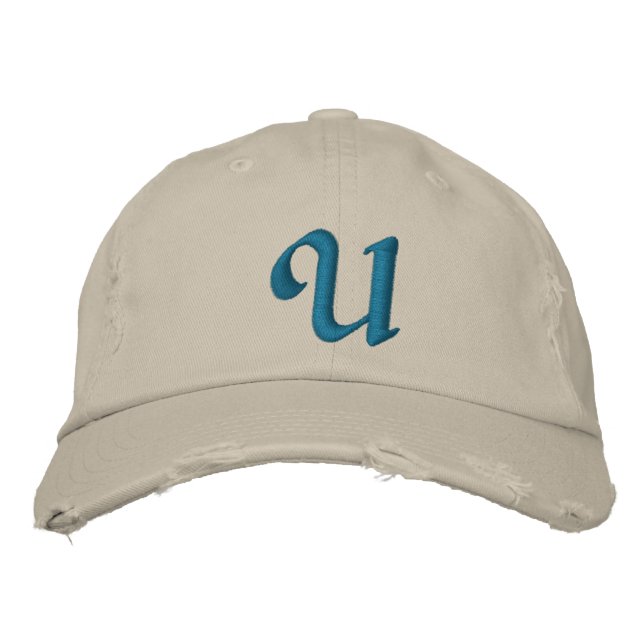 MONOGRAMS EMBROIDERED HAT (Front)